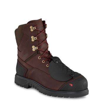 Red Wing Brnr XP 8-inch Waterproof Safety Toe Metguard Veiligheidsschoenen Heren DonkerBruin - 2434